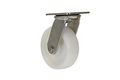 Vestil Cst-bss-6x2ny-s 6 X 2 Nylon Stainless Steel Swivel Caster White 