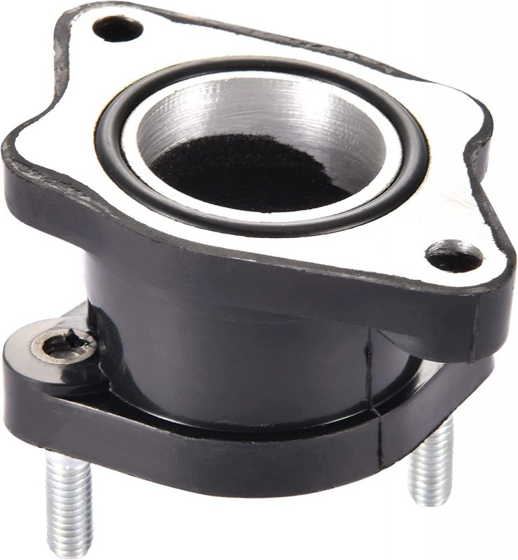Deluxemoto 30mm Intake Manifold Carburetor Adapter Rubber Mounting Pipe For Cg 200cc 250cc Roketa Sunl Jcl Atv Quad Go Kart
