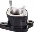 Deluxemoto 30mm Intake Manifold Carburetor Adapter Rubber Mounting Pipe For Cg 200cc 250cc Roketa Sunl Jcl Atv Quad Go Kart 