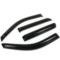Tape-on Window Visor Deflector Rain Guard For Cadillac Escalade 2007-2014 4-pieces Front Rear Left Right Light Tinted 