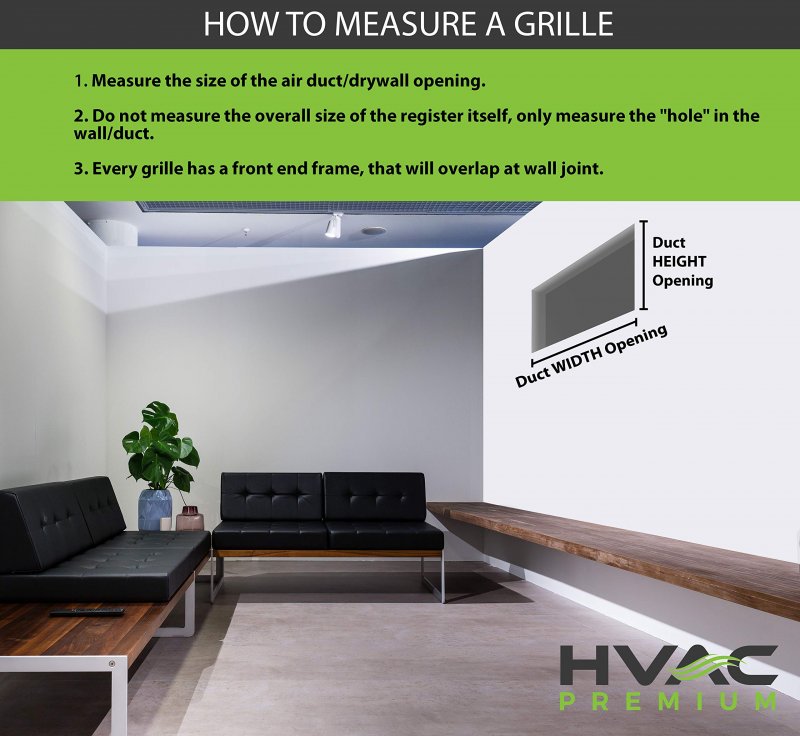 18 X Aluminum Return Grille Easy Air Flow Linear Bar Grilles Outer Dimensions 19 5 W H