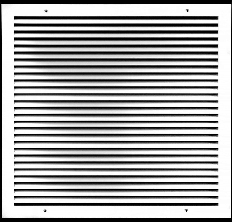 18 X Aluminum Return Grille Easy Air Flow Linear Bar Grilles Outer Dimensions 19 5 W H