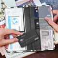 Afpanqz Cow Print Car Registration And Insurance Glove Box Organizer Portable Pu Leather Driver License Holder Auto Document