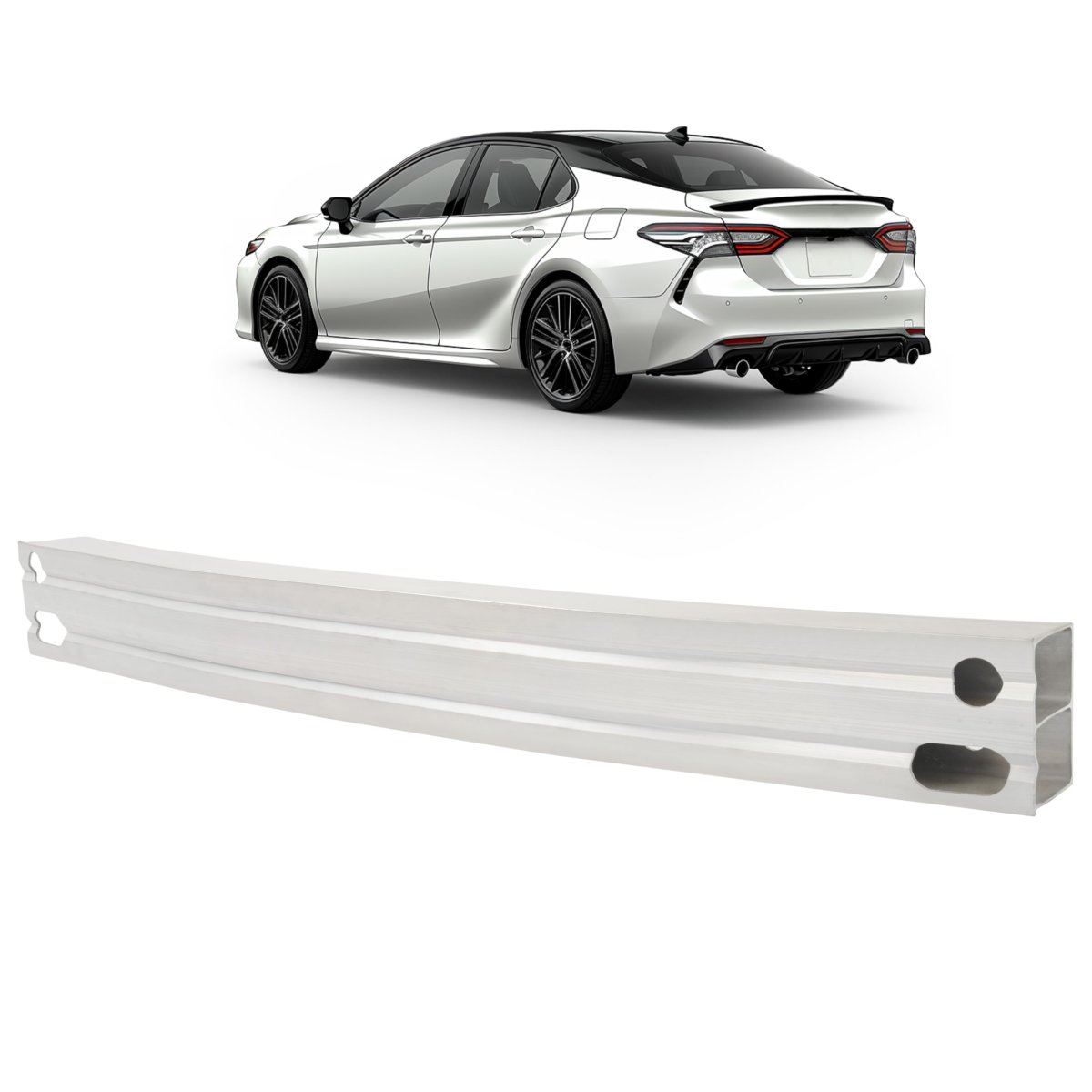 Rear Bumper Reinforcement For 2018-2024 Toyota Camry Avalon 2019-2024 Lexus Es250 Es300h Es350 Replacement To1106231 5217106170