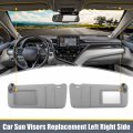 X Autohaux Pair Sun Visor Replacement For Toyota Camry 2007-2011 Left Driver Right Passenger Sides W Mirror Sunvisor