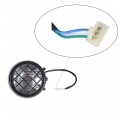 Labwork 2 Pcs Banshee Headlights Assembly Lens Bulbs Grille Style Head Lights Replacement For Yamaha Warrior Wolverine Big Bear