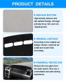 Autorder Custom Fit For Dashboard Cover Mat Dodge Charger 2008 2009 2010 Accessories Dash Flannel Sunshade Glare Uv Rays