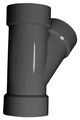 632303 Wye 3 Abs Fitting Rv Sewer Hose Pipe Connector 