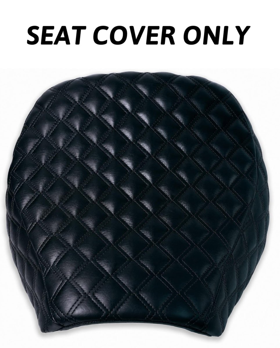 Black Diamond Stitch Retro Mini Bike Seat Cover For Massimo Baja Warrior Mb200 Trailmaster Hurricane 200x Pro Monster Dog Ii