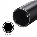 Uxcell 1 2 Drive By1mm Deep Impact Socket Heat-treated Cr-v Steel 3 15 Length 6-point Metric Sizes 2 Pcs