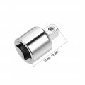 Uxcell 2 Pcs 3 8 Inch Drive F X 1 4 M Socket Reducer Female To Male Cr-v Silver
