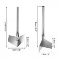 Uxcell Inside And Corner Trowels 3 5 Inch Stainless Steel Drywall Knife