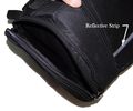 Motorcycle Sissy Bar Roll Bag Trunk Pack Night Reflective Size 18x 9 Tb535