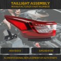 Dasbecan Tail Light Assembly Led For 2018 2019 2020 2021 Chevy Chevrolet Traverse Rear Lamp Taillight Left Driver Side 84618033