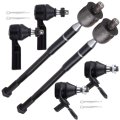 6pc Ball Joint And Tie Rod End Kit Es2382 Ev303 K9742 For Toyota Corolla 1993 2002 Geo Prizm 1995 