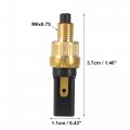 X Autohaux 2pcs 6mm Motorcycle Brake Tail Light Front Rear Clutch Switch Plug Universal For Scooter