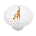 Standing Giraffe Decorative High Gloss Ceramic Drawer Knob 