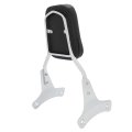 Motaux Passenger Sissy Bar With Backrest Pad For Honda Shadow Ace 400 750 Vt400 Vt750c Vt750cd 1997-2003 Chrome