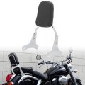 Motaux Passenger Sissy Bar With Backrest Pad For Honda Shadow Ace 400 750 Vt400 Vt750c Vt750cd 1997-2003 Chrome