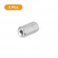 Uxcell M3 X 0 5-pitch 12mm Length Coupling Nuts 5pcs 304 Stainless Steel Metric Hex Rod