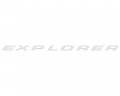 Rear Letter Inserts For 2020-2023 Explorer 