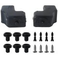 1 Pair Of Tailgate Upper Rubber Bushing Bumpers With 2 Extra Bumper Clips For Ford F-450 Super Duty 2017-2022 Replace 