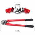 Httmt- 18 Heavy Duty Hardened Cable Cutter- Hard Soft Steel Wire Seals Aircraft Bicycle P N Et-tool053-18-red