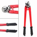 Httmt- 18 Heavy Duty Hardened Cable Cutter- Hard Soft Steel Wire Seals Aircraft Bicycle P N Et-tool053-18-red