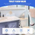 Flush Valve For Mansfield Toilet Tank Models Fit 211-11-1 2 In Tower Type Replacement Parts All Trip Levers White Plastic
