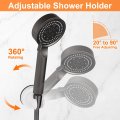 Shower Head Holder Suction Cup Handheld Removable Showerhead And Wall Mounted Bracket 65mm White