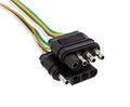 Abn Trailer Wire Extension 20a Foot 4-way 4-pin Plug Flat 20 Gauge A Hitch Light Wiring Harness Extender