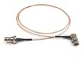 1 5 Foot Bnc Right Angle Male To Female Bulkhead Rg179 75 Ohm 