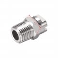 Uxcell Flat Fan Spray Tip 1 4bspt Male Thread 304 Stainless Steel Nozzle10 Degree 1 4mm Orifice Diameter