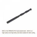 Uxcell 6542 High Speed Steel Straight Shank Twist Jobber Drill Bit Fully Ground Black Oxide Bits 7 9mm Diameter 117mm Total