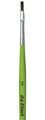 Da Vinci Student Series 374 Fit For School And Hobby Paint Brush Flat Elastic Synthetic With Green Matte Handle Size 2 