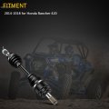 Ocpty Cv Joint Half Axle Drive Shaft Assembly Compatible With 2014-2018 For Honda Rancher 420 Front Left 44220-hr3-a21