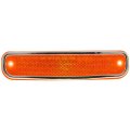 Side Marker Light Assembly For Gmc K25 Suburban 1978 1979 1980 Driver Or Passenger Amber Plastic With Chrome Trim Part 18 1198 