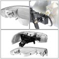 Auto Dynasty Oe Style Chrome Housing Headlight Bumper Lamps Tool Kit Compatible With Gmc Sierra Yukon Xl 99-07