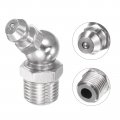 Uxcell 304 Stainless Steel 45 Degree Grease Fitting 1 8-28inch Hydraulic Accessories 5pcs