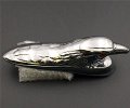 Smt-chrome Front Fender Bonnet Eagle Head With Red Led Eyes B01b2654k6