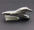 Smt-chrome Front Fender Bonnet Eagle Head With Red Led Eyes B01b2654k6