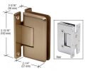 C R Laurence C0l037bbrz Crl Brushed Bronze Cologne 037 Series Wall Mount Hinge
