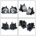 Wflnhb 2pcs Fog Lights Replacement For Bmw 3 Series F30 F35 Lci 320i 328d 330e 2012-2018 Lamp Clear Lens Left Right Side