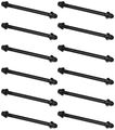 Pro Series Cylinder Head Studs With 12 Point Style Nuts For Select Volkswagen Applications Model 204-4204 Alloy Steel 1 2 In 13 