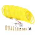 Air Hose Kit With 1 4 Inch Fitting Quick Connector High Pressure 14pcs Compressor For Automotive Repair Flexible Nylon Dust