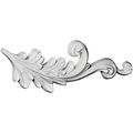 Ekena Millwork Onl04x10x01rb-r 3 5 8 Inch W X 9 1 2 H 7 P Robin Scroll Onlay Right White 
