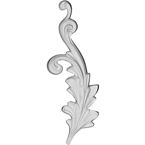 Ekena Millwork Onl04x10x01rb-r 3 5 8 Inch W X 9 1 2 H 7 P Robin Scroll Onlay Right White