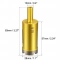 Uxcell 28mm Dry Wet Hole Saws Diamond Core Drill Bit For Concrete Brick Block Stone Masonry Tile Glass