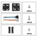 G-plus Double Din Stereo Radio Dash Mounting Bezel Kit Compatible With Jeep Wrangler Tj 1997-2002 95-6549