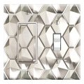 Graphics Wallplates Kitchen Silver Polish Ivy Mosaic Tiles Print Rocker Gfci Toggle Combo Wall Plate Cover 